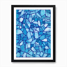 Blue Ice Art Print