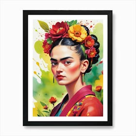 frida kahlo 6 Art Print