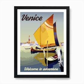 Venice, Autumn Cruises Art Print