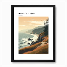 West Coast Trail Canada 4 Hiking Trail Landscape Poster Art Print