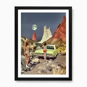 Vintage Vacations. Summer in Utah (I) Art Print