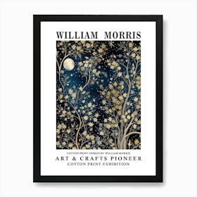 William Morris Print Moon Night Forest 35 3 Art Print