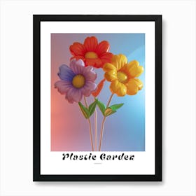 Dreamy Inflatable Flowers Poster Marigold 1 Art Print