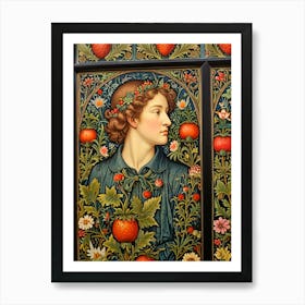 William Morris Girl With Strawberries Art Print