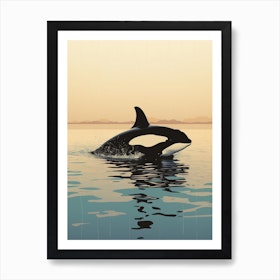 Orca Whales Underwear Realistic 2 Art Print by Energy of the Sea - Fy