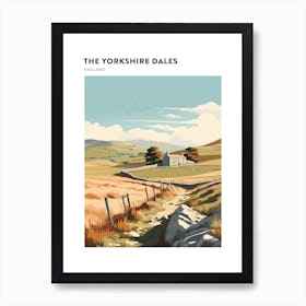 The Yorkshire Dales England 3 Hiking Trail Landscape Poster Art Print