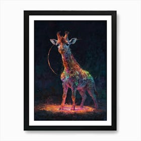 Giraffe 79 Art Print