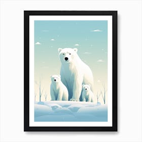 Tundra Ties; A Polar Bear Family Tale Art Print