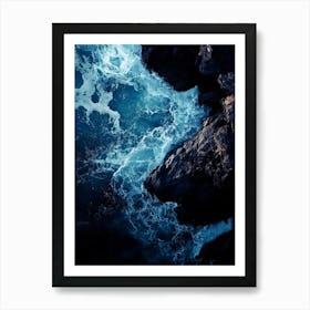 Ocean Crashing Waves Art Print