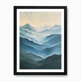 Poster Canvas Mountain 40 Art Print