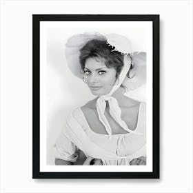 Italian Actress Sophia Loren Sofia Villani Scicolone Art Print