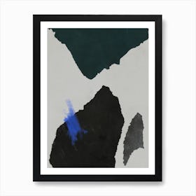 Two Mountains Meet Art Print