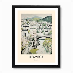 Keswick (Cumbria) Painting 3 Travel Poster Art Print