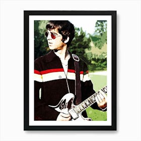 noel gallagher oasis britpop music band Art Print