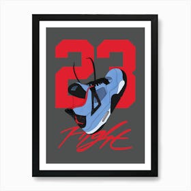 Nike Air Jordan 4 Art Print