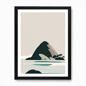 Lord Howe Island Australia Simplistic Tropical Destination Art Print