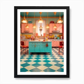 Barbie Retro Home Interior Kitsch 8 Art Print