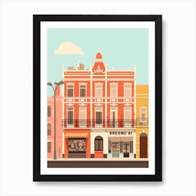 Argentina 4 Travel Illustration Art Print