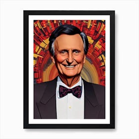 Alan Alda Illustration Movies Art Print