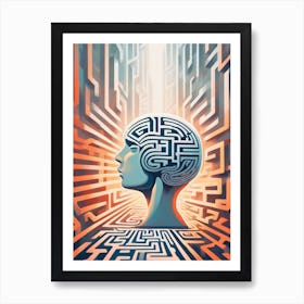 Maze Of The Mind Art Print