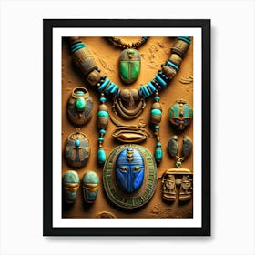 Egyptian Jewelry 4 Art Print