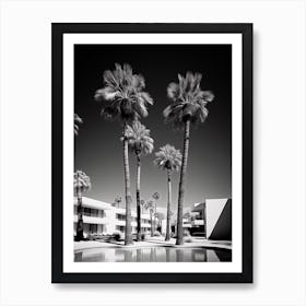 Palm Springs, Black And White Analogue Photograph 3 Art Print