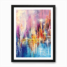 Abstract Cityscape 6 Art Print