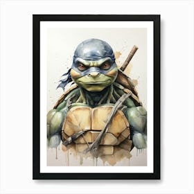 Teenage Mutant Ninja Turtle 2 Art Print