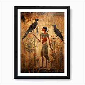 Symphony of Egyptian Birds Art Print