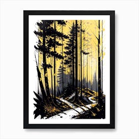 Forest Path 52 Art Print