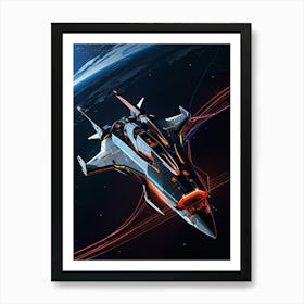 Spaceship 2 Art Print