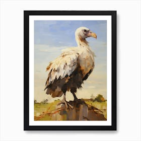 Bird Painting Vulture 2 Art Print