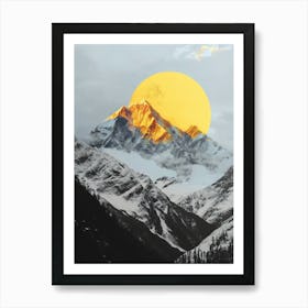 Sunrise Over The Mountains Art Print