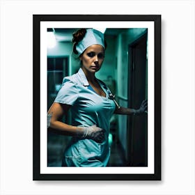 Trouble Sleeping In The Hospital-Call The Night Nurse - Reimagined 2 Art Print