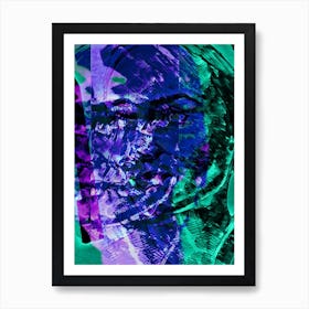 Modern Portrait Of A Woman Art Print