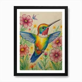 Hummingbird 51 Art Print