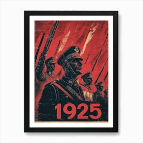 Aihrgdesign A Vintage Political Propaganda Style Poster From 12 Art Print