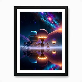 Galaxy Wallpaper Art Print