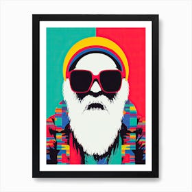 Rasta Santa Art Print