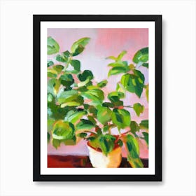 Fittonia 3 Impressionist Painting Art Print