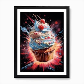 Cake Explosion Photography Style 2 Art Print