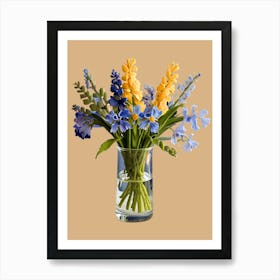 Spring Flowers In A Vase Art Print