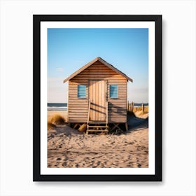 Beach Hut 3 Art Print