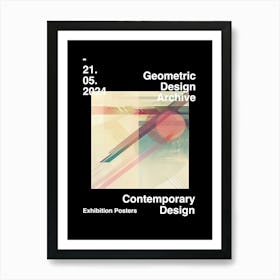 Geometric Design Archive Poster 61 Art Print