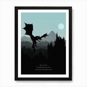 Paarthurnax Art Print