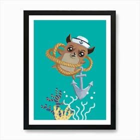 Marine Life Chihuhuha Art Print