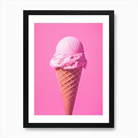 Retro Polaroid Ice Cream Inspired 3 Art Print