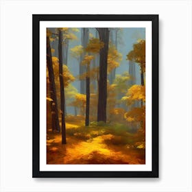 Forest In Autumn Art Print