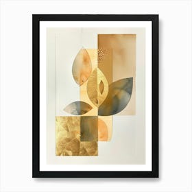 Gold Leaf Art Print