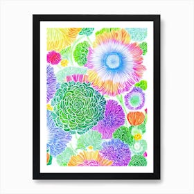 Lettuce Marker vegetable Art Print